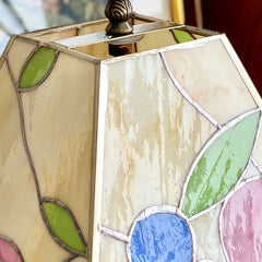 Vintage Stained Glass Table Lamp