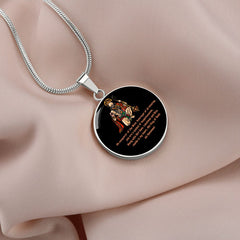 Lord Hanuman Oh conqueror of the Wind, Destroyer of all miseries special Pendant