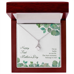 Happy First Mother's Day Alluring Beauty Necklace