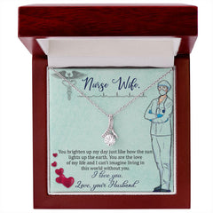 Copy of To my nurse wife Alluring Beauty Necklace