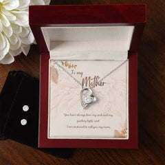 88 Forever Love Necklace and Cubic Zirconia Earring Set