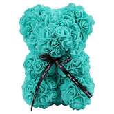 Grreen Creative Foam Rose Flower Teddy Bear Artificial Decoration Valentines Gift