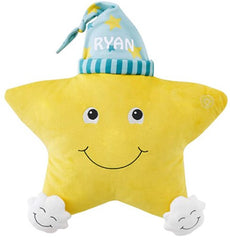 Personalized Twinkle Light-Up Star Pillow with Any Name