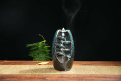 Waterfall incense burner, Backflow burner, Incense set