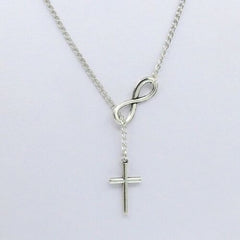 Unique Cross Fashion Jewelry Trade Necklace Extreme Simplicity Luck
