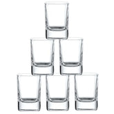 Shot Glasses Set of 6, 2 Oz Heavy Base Dishwasher Safe Shot Glasses