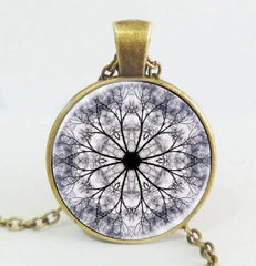 Tree Of Life Retro Vintage Women Lady Girl Cabochon Bronze Glass
