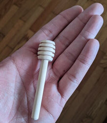3.15" Honey Dipper Sticks Mini Practical Handle Wood Honey Jar Coffee Milk