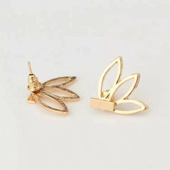Jewelry fashion Brincos pierced lotus lady Stud Women Ear