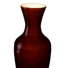 18â€?Tall Brown Bamboo Vase | Decorative Jar Vase for Silk Plants & Flowers