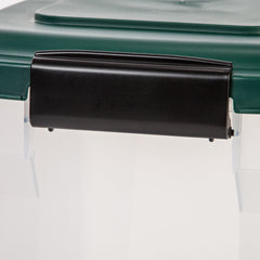 Airtight Dog/Cat Food Container with Wheels, Green