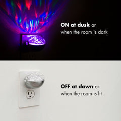 Motion Projectables Northern Lights LED Night Light, Plug In, Aurora Borealis