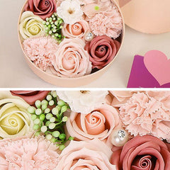 Eternal Rose in Box Preserved Real Rose Flowers With Box Set, Blue