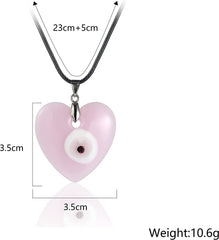 Evil Eye Pendant Necklace for Couples