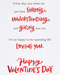 Romantic Valentine's Day Card for Him (Spending Life Loving You)