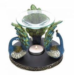 Peacock Plume Oil Fragrance Candle Melter Warmer for Warming Scented Candle Home Decoration