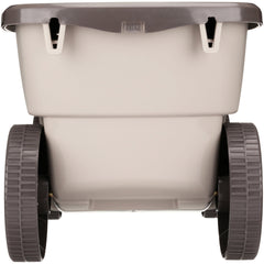Rolling Garden Scooter w/ Wheels & Pull Strap, Light Taupe