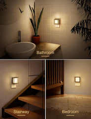 LED Night Light, DORESshop Night Lights Plug Into Wall 2 Pack with Dusk-to-Dawn Sensor, Dimmable Nightlights, Adjustable Brightness for Bathroom, Hallway, Bedroom,Kids Room,Stairway,Soft White 3000K