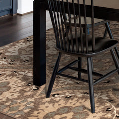 Augusta Floral Indoor Area Rug, Light Blue, 4' x 6'