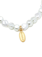 Scoop Women's Faux Pearl &14K Gold Flash-Plated Stretch Bracelet, 3-Piece Set