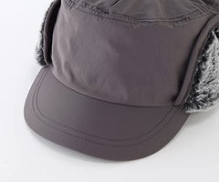 Men's Winter Hats w/ Bill Earflaps Newsboy Warm Ski Skull
