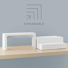 Kitchen  Shelf Steps Organizer, White