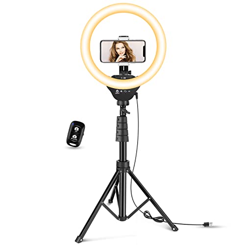 12â€?LED Ring Light with Stand and Phone Holder
