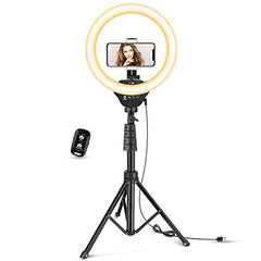 12â€?LED Ring Light with Stand and Phone Holder