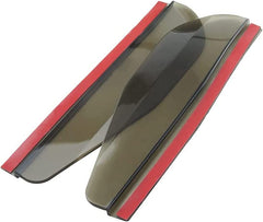 2 Pcs Rear View Mirror visor Side Mirror Rain Guard Carbon Fiber Mirror Rain (black)