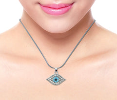 Sparkling Crystal Pendant Necklace for Women â€?Evil Eye