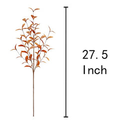 6 Pcs Artificial Eucalyptus Stems Fall  Decoration