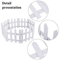 Christmas Tree  Wooden Picket Fence Decoration