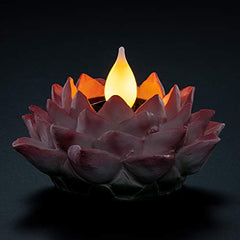 Fuchsia Lotus Flower Solar Powered LED Garden Light Decoration