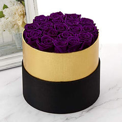 Handmade Preserved Real Roses in a Box That Last a Year Gift for Valentines Day