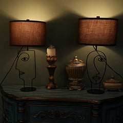 Table Lamps for Living Room Set of 2