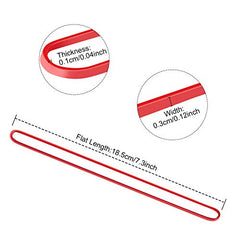 120 PCS Large Rubber Bands, 3 Color, Big Rubber Bands