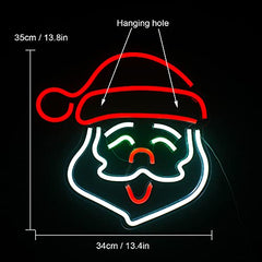 Christmas Santa Claus Neon Lights Led Neon Wall Lights
