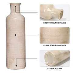 Set of 3 Ceramic Decor Table Vases