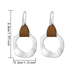 Geometric Dangle Drop Earrings for Women