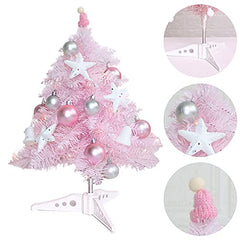 Mini Pink Artificial Christmas Tree Decoration