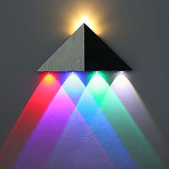 Modern Triangle 5W LED Wall Sconce Light Fixture (Hardwired)