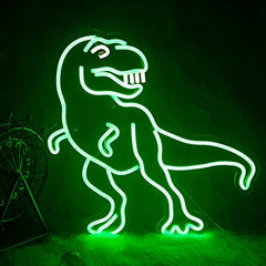 Dinosaur Wall Art LED Neon Signs 16''x 11'' for Wall Decoration