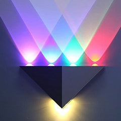 Modern Triangle 5W LED Wall Sconce Light Fixture (Hardwired)