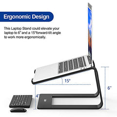 Ergonomic Detachable Stand Compatible w/ 15.6" Laptops