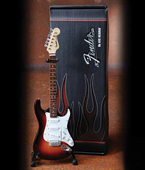 Axe Heave Fender Stratocaster Classic Sunburst Finish Miniature Guitar