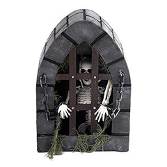 Halloween Animated Skeleton Tabletop Decoration w/ LED
