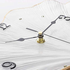 Elegant Wall Clock w/ Pendulum Battery Operated Non Ticking