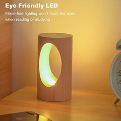 LED Wood Desk Lam,  Creative Home Decor Table Lamp