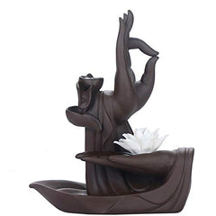 Backflow Incense Holder/Burner + 10 Backflow Incense Cones (Lotus)