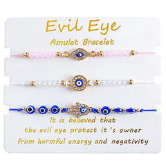Evil Eye Bracelets Best Friend Bracelets Matching Couple Bracelet for Relationship